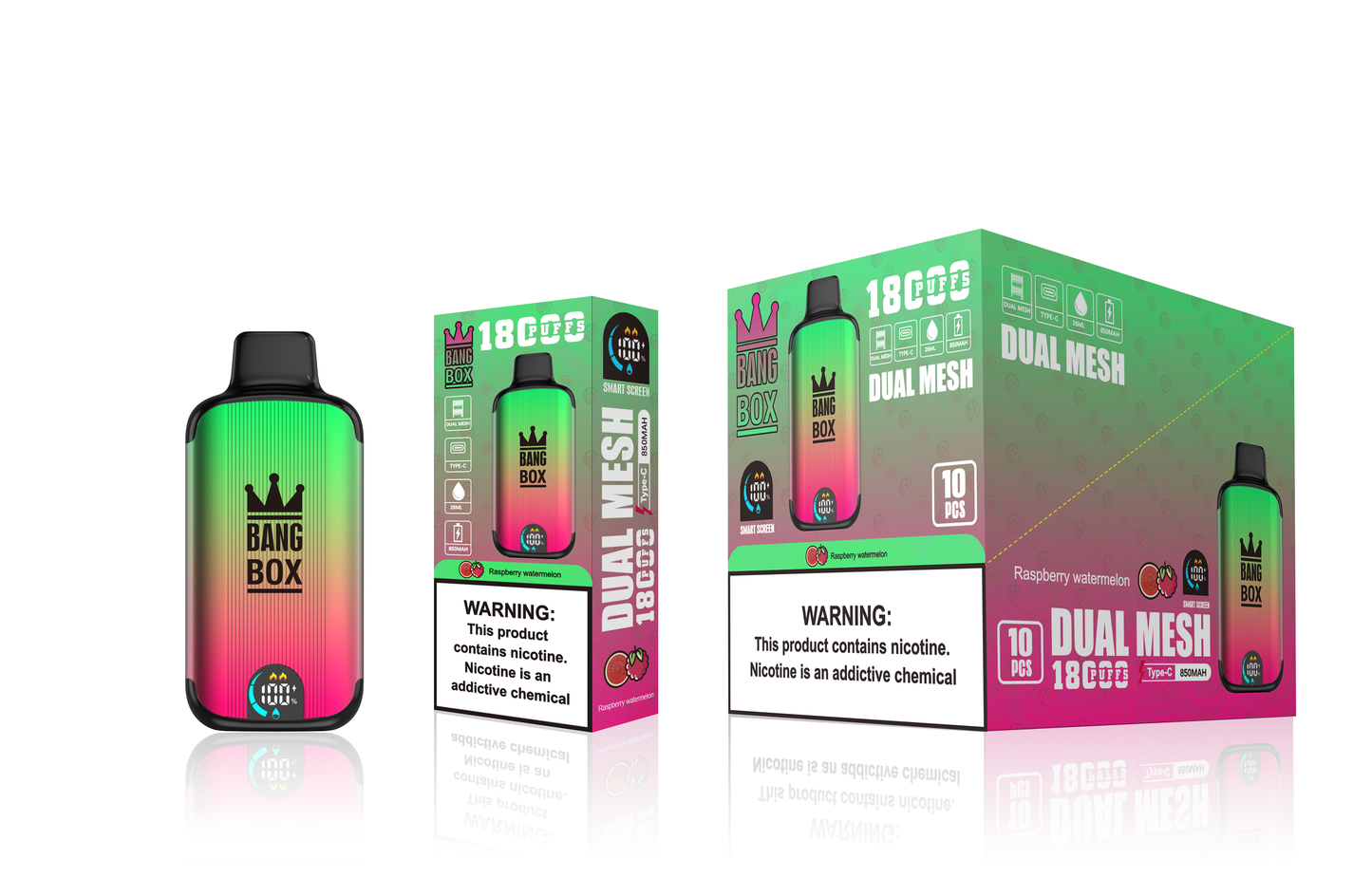 BANG BOX 18.000 puffs FRESA Y KIWI