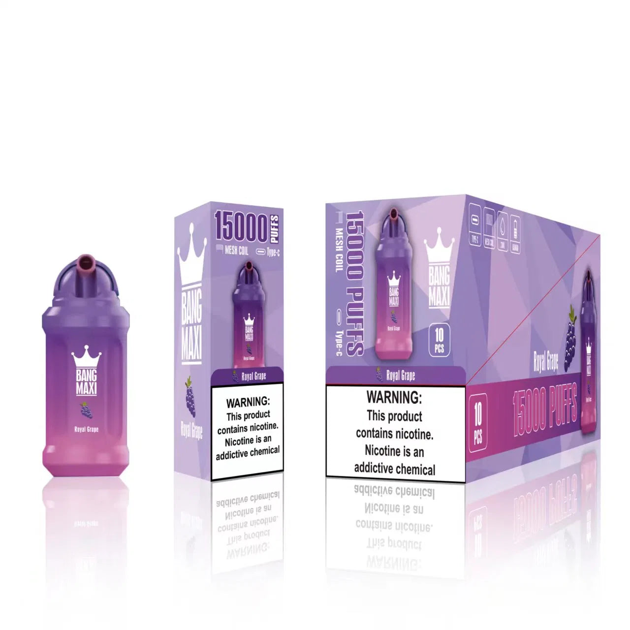 BANG MAXI 15.000 PUFFS ,ROYAL GRAPE